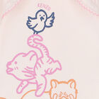 Baby Girls Pink Logo Romper, 1, hi-res